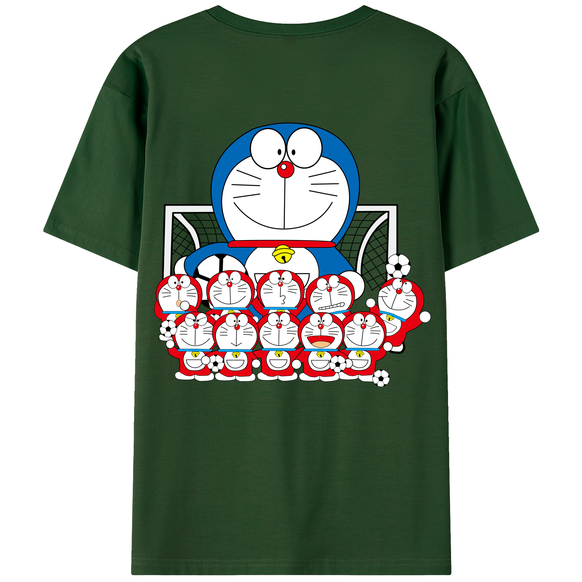 （画像用） ドラえもん Doraemon 綿100％半袖Tシャツ（背面プリント）